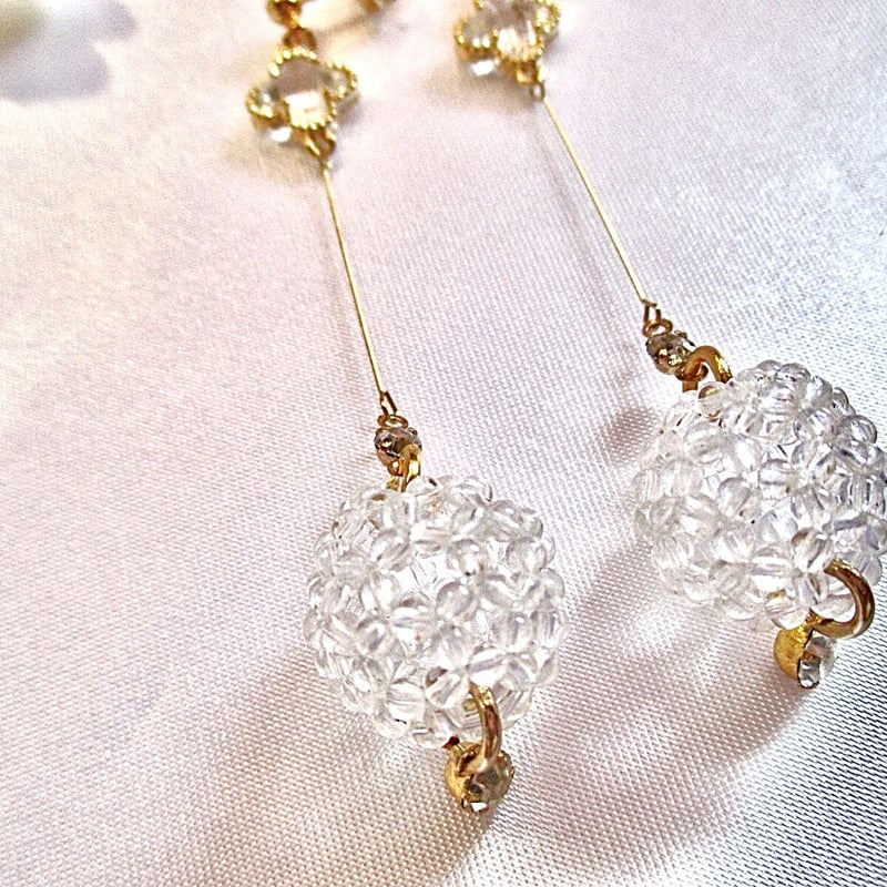STAR JEWELRY✳︎⭐︎クリスタル（水晶）ロングピアス STAR JEWELRY✳︎⭐︎クリスタル（水晶）ロングピアス ロング
