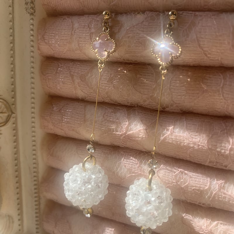 STAR JEWELRY✳︎⭐︎クリスタル（水晶）ロングピアス ムーン | ロングピアス | スタージュエリー公式オンラインストア