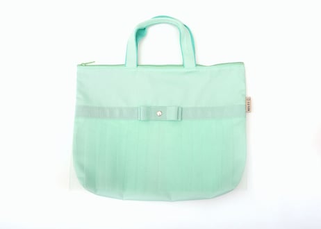 レッスンバッグ/トートバッグ　アイスグリーン