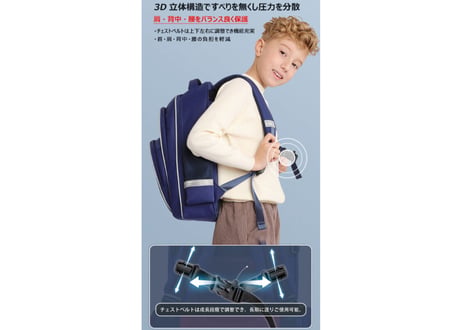 スクールバッグ/リュックサック　レッド