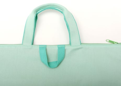 レッスンバッグ/トートバッグ　アイスグリーン