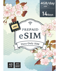 【14days】eSIM for use within Japan