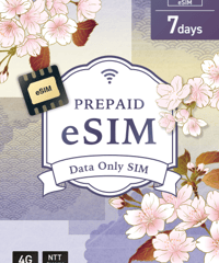 【3GB/7days】eSIM for use within Japan