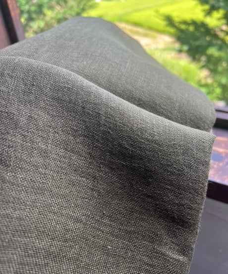 古布　両面染め　型染　藍染　半襦袢　袖無し　雀 綿麻着物 綿麻紅梅 夏着物 両面染め 長板正藍染 古典柄四季