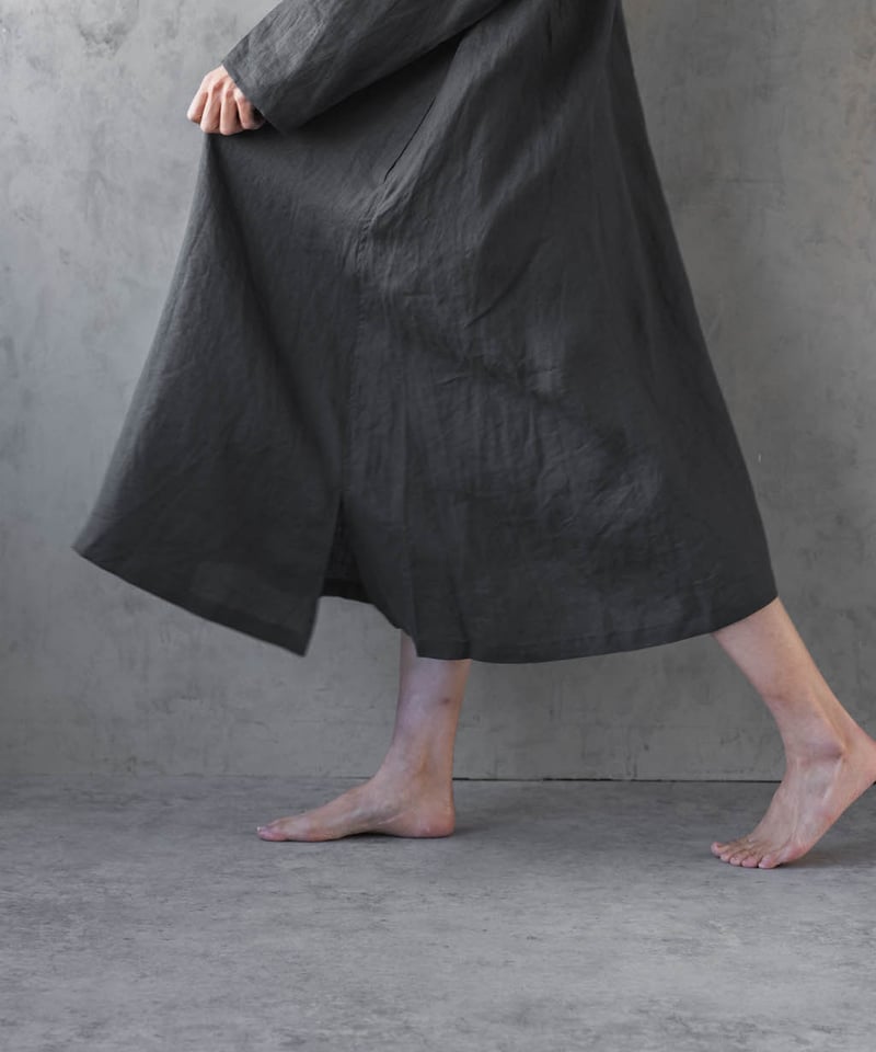 【専用】ワンピース セール】 【洗える】フロントボタンギャザー ワンピース