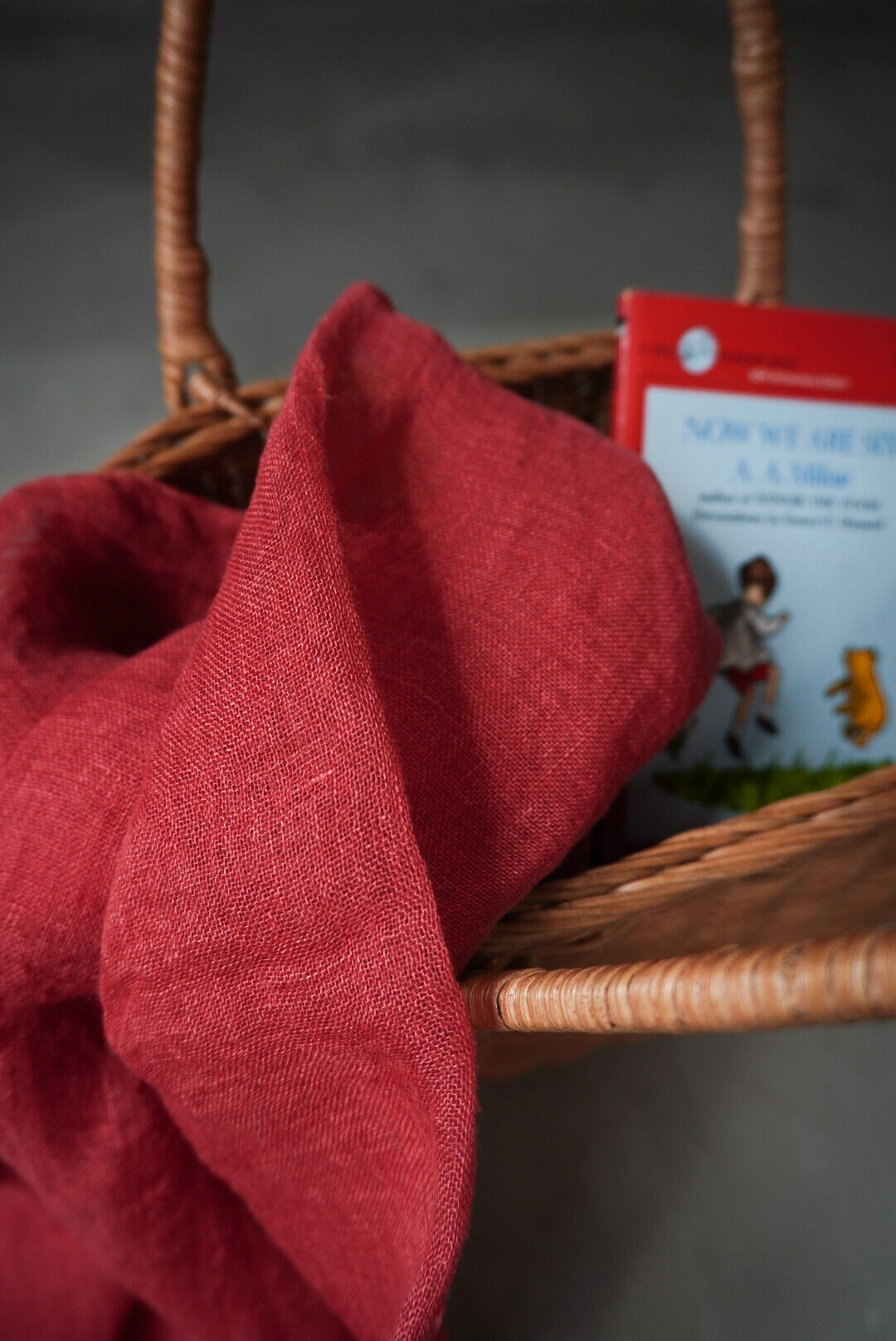 HEMP100%茜染ショール | Online Store 忠兵衛の衣