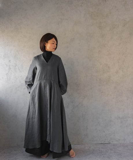 忠兵衛ヘンプリバーシブル ポンチョ レディース nude:masahiko maruyama - Reversible Poncho