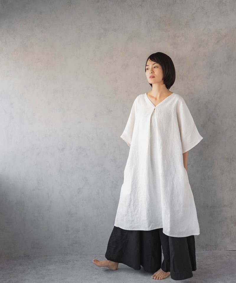 ヘンプ100% チュニック・ワンピース【厚手】 | Online Store 忠兵衛の衣