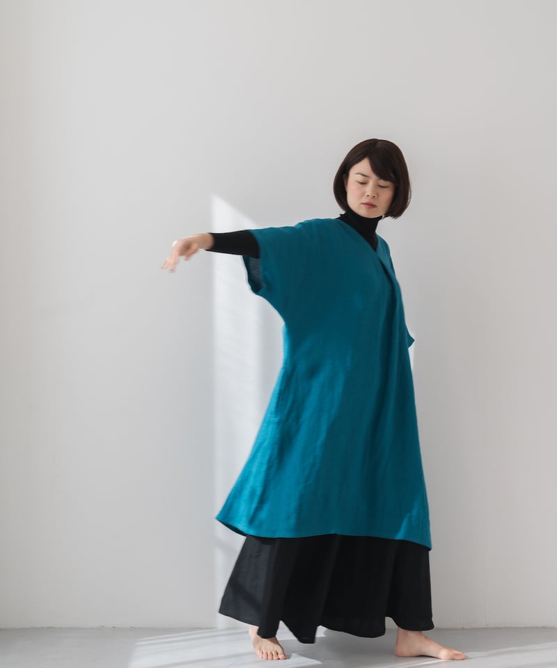 ヘンプ100% チュニック・ワンピース【厚手】 | Online Store 忠兵衛の衣