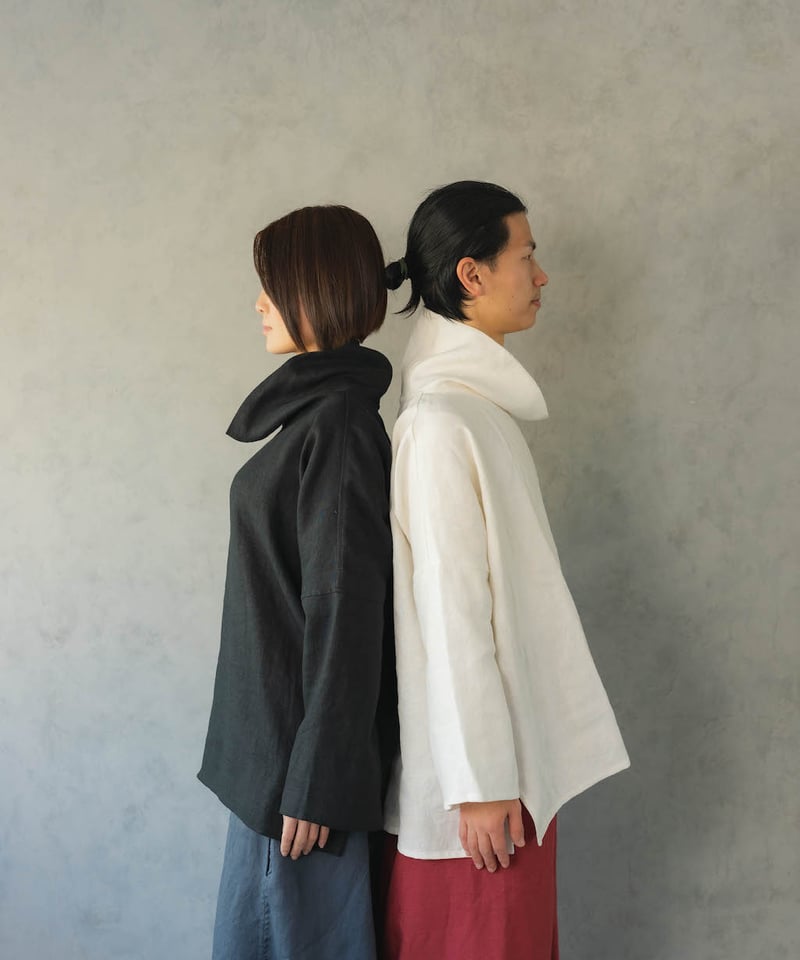 ヘンプ100％ハイネックトップスasane【厚手】 | Online Store 忠兵衛の衣