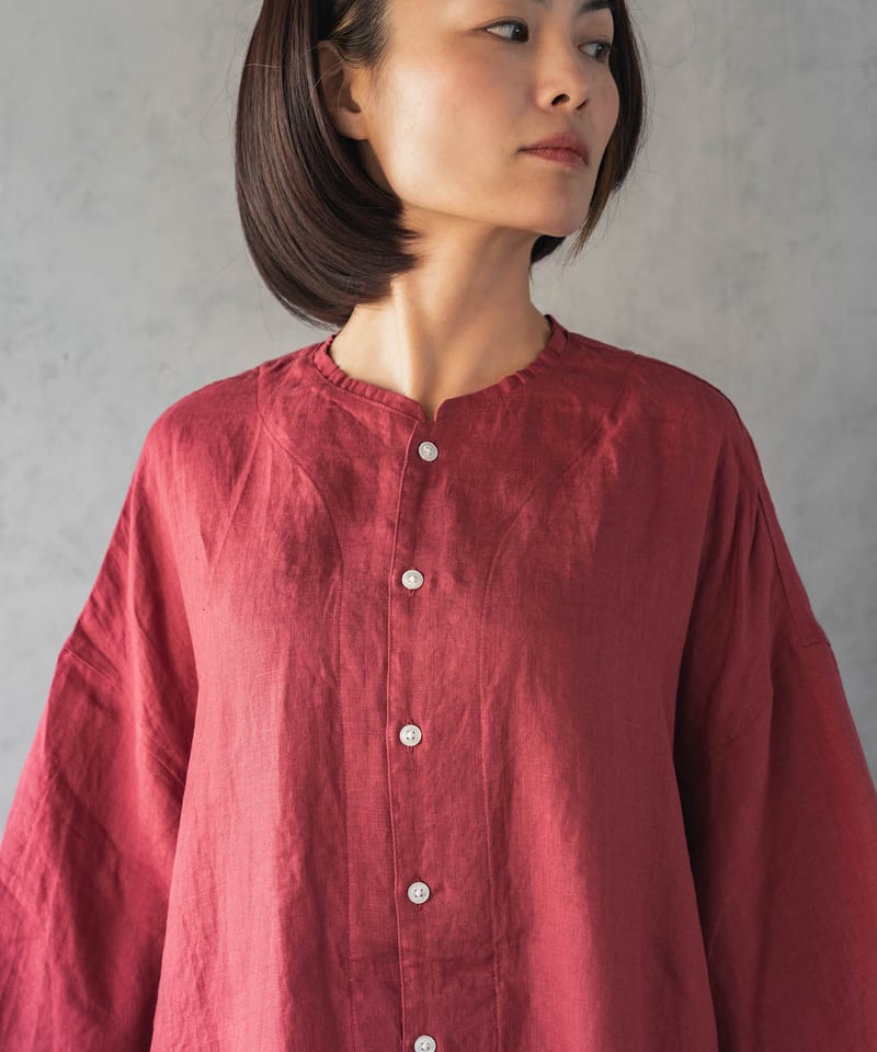 【専用】ワンピース セール】 【洗える】フロントボタンギャザー ワンピース