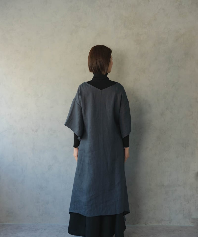 忠兵衛　HEMP100%　Ｖネックワンピース 忠兵衛 HEMP100% Vネックワンピース 2025年最新】ヘンプVネック