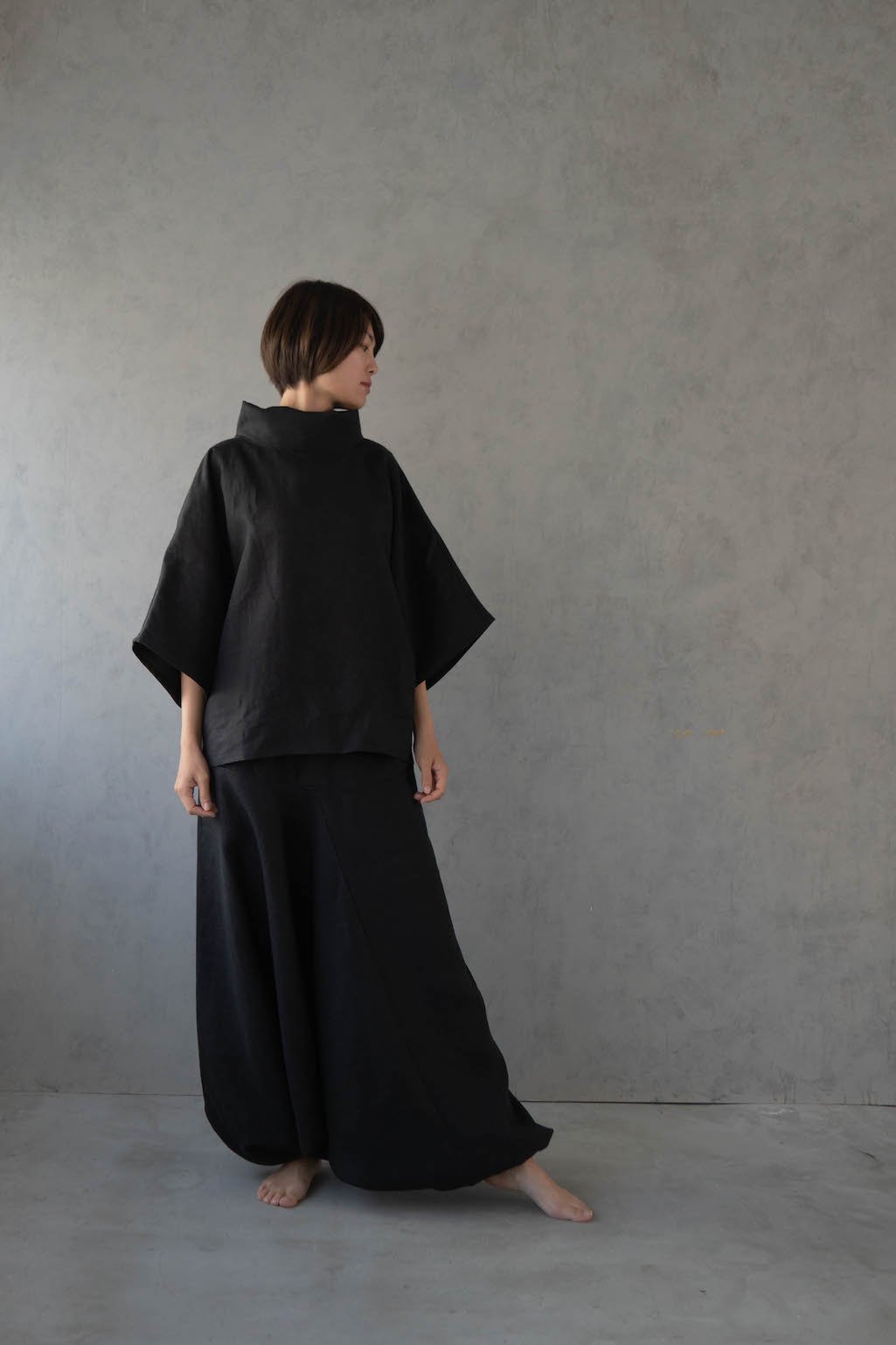 ★お盆前セール★忠兵衛 ヘンプ100% サルエルパンツ 【厚手】 フリーサイズ fit=scale-down,w=1200