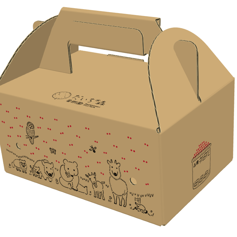佐藤錦 800g シェアBOX（バラ詰め200g × 4パック）L～2L