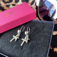 ANG l W cross crystal silver