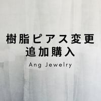 樹脂ピアスフック変更