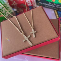 〈ペアネックレス〉Design cross