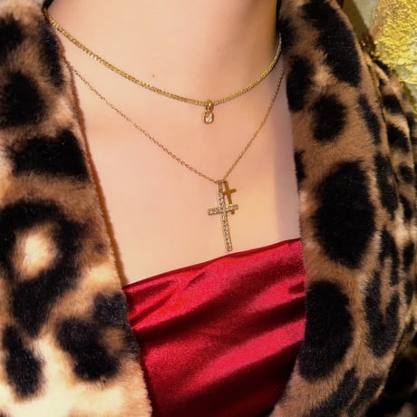 Luxe Cross Duo Necklace