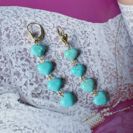 ANG l Heart turquoise (14kgfハートフック)