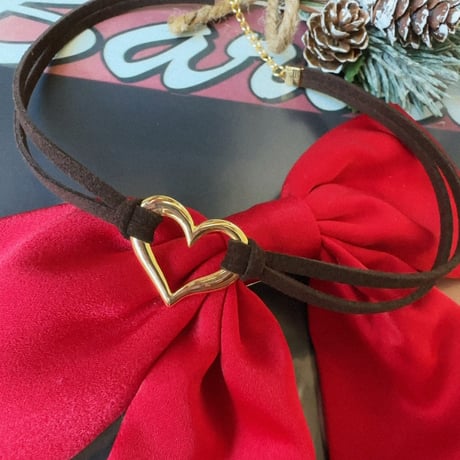 〈チョーカー〉chocolate Heart choker