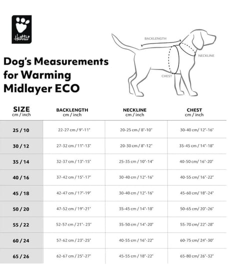 [Hurtta] Warming Midlayer ECO Dog Jacket デザート