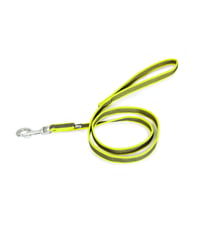 [JULIUS-K9] IDC Color&Gray leash with handle ネオン×グレー