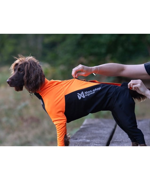 Non-stop dogwear] Protector suit F (メス用) | Whi