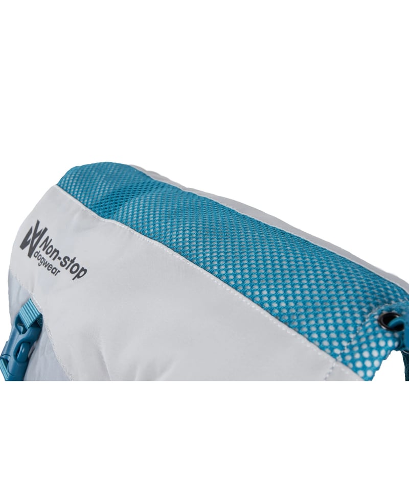 Non-stop dogwear] Cooling vest ライトグレー/ティール | W