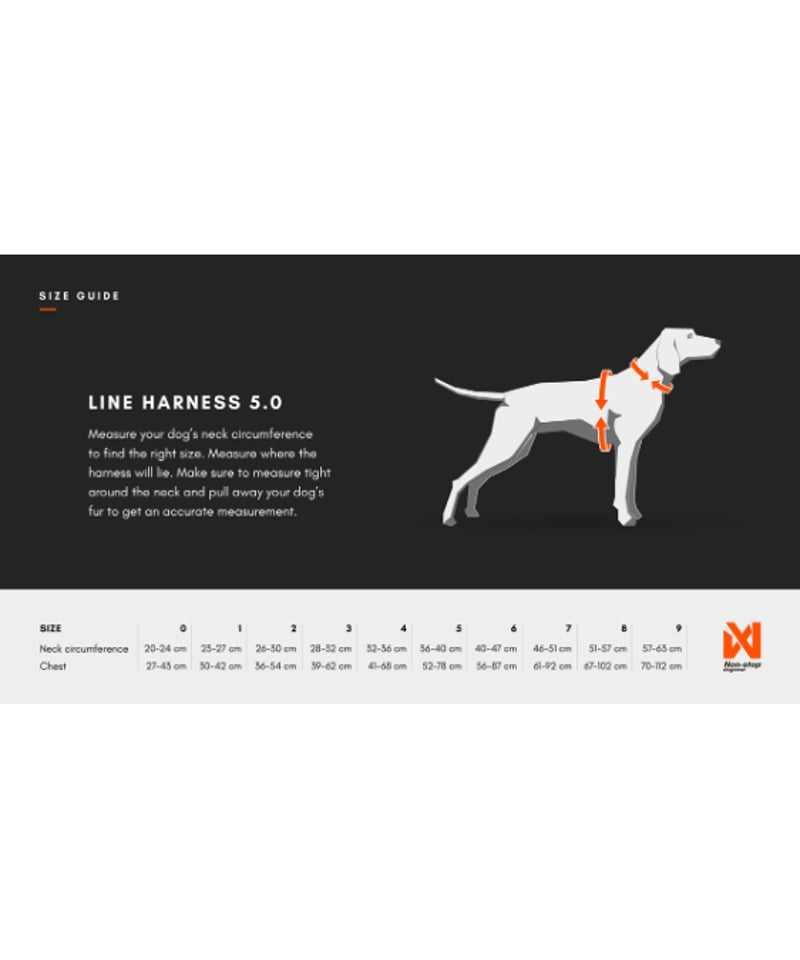 Non-stop dogwear] Line harness grip ブラック | Whi