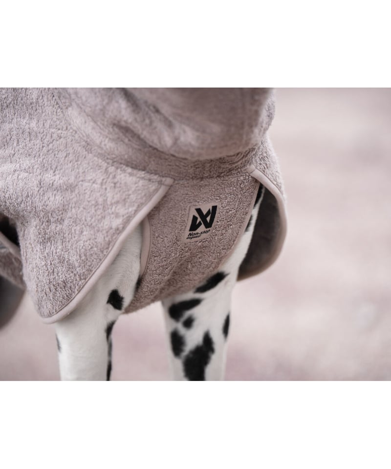 Non-stop dogwear] Drying coat サンド | White Sock