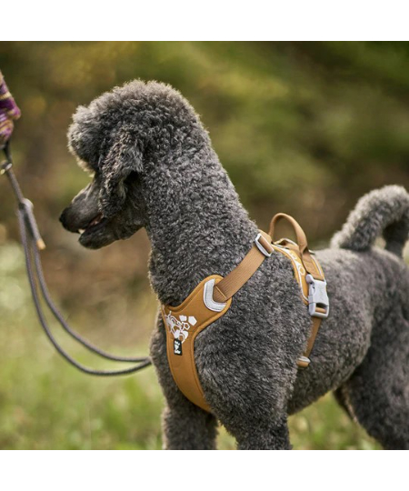Hurtta] Weekend Warrior Harness キャメルブラウン | Whi