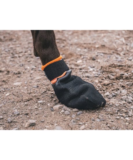 [Non-stop dogwear] Protector bootie  ブラック/オレンジ
