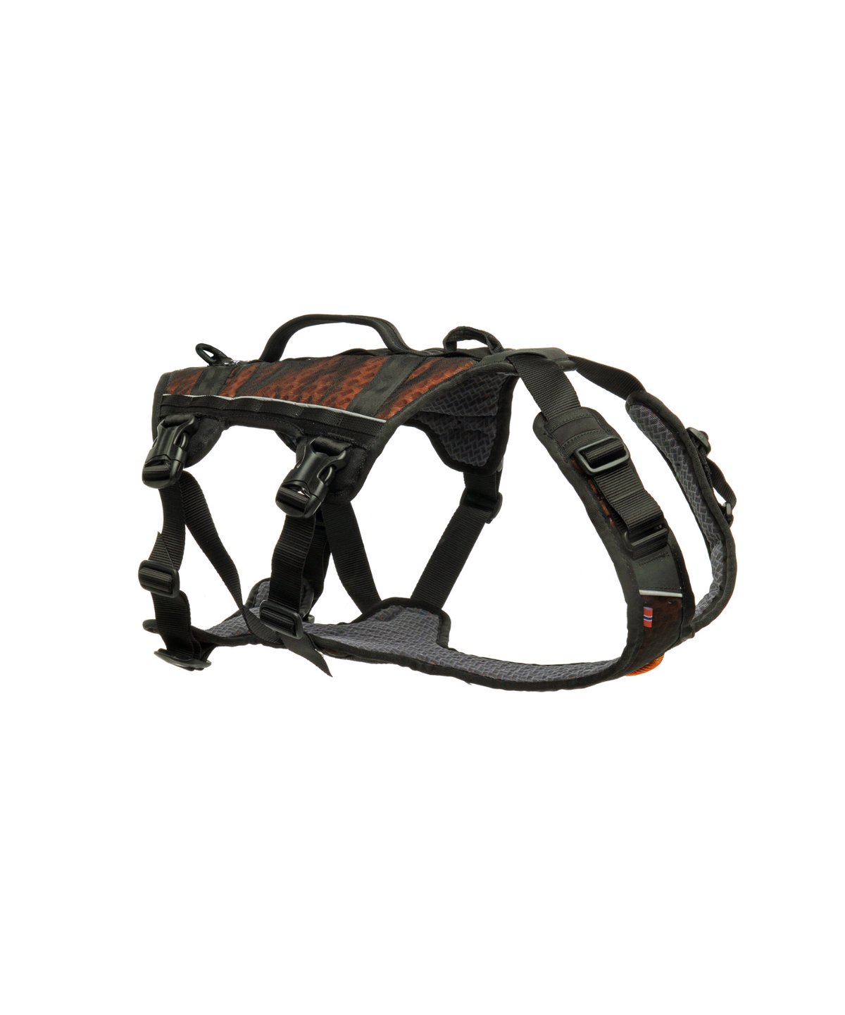 Non-stop dogwear] Rock harness long ブラック/オレンジ