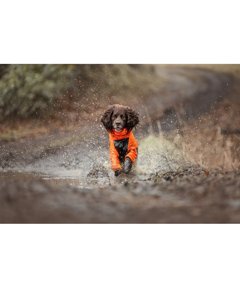 Non-stop dogwear] Fjord overall raincoat オレンジ/