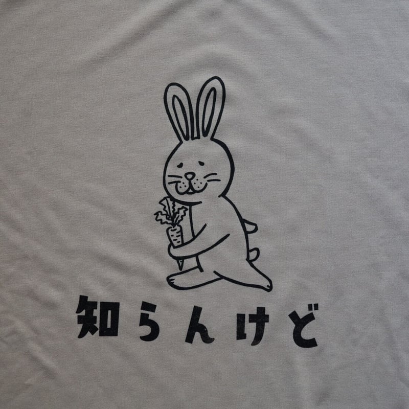 知らんけどウサギTシャツ DRY heavy weight | 豆工房 Tシャツ屋さん