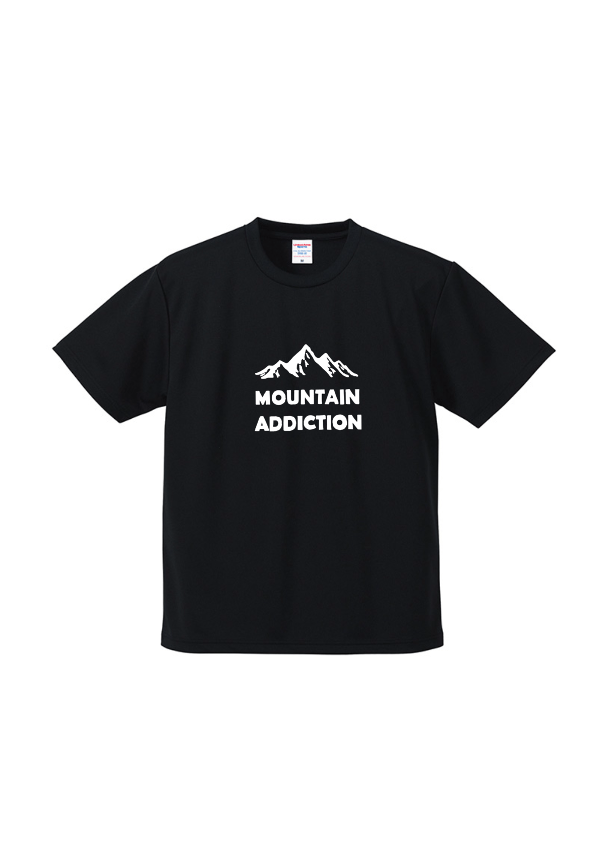 DISRUPT Tシャツ Mサイズ 山中毒 mountain addiction 山Tシャツ 黒 | 豆工房 Tシャツ屋さん