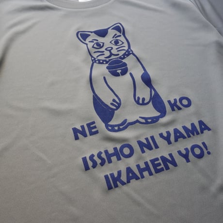 ネコ　一緒に山行かへんよ！Tシャツ