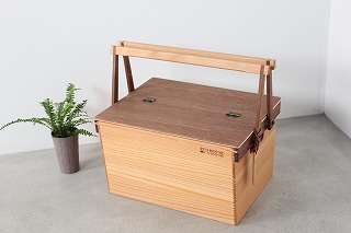 ウッドバスケット　Ｌサイズ　フタ付き ウッドバスケット Sサイズ 脱着式フタ付き | RED HOUSE FURNITURE