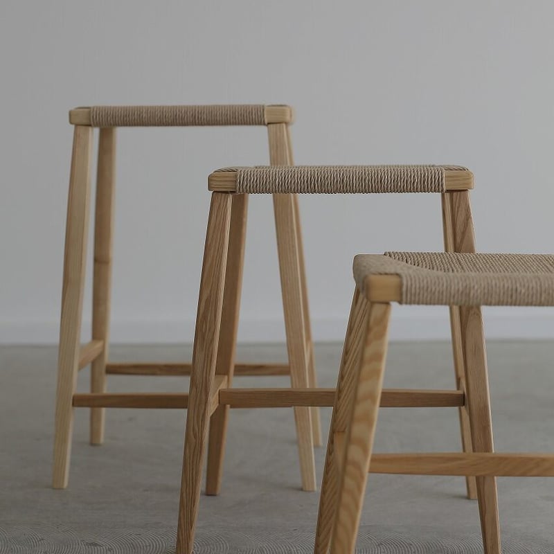 座編み ハイスツール【RS-42】 （受注生産） | RED HOUSE FURNITURE