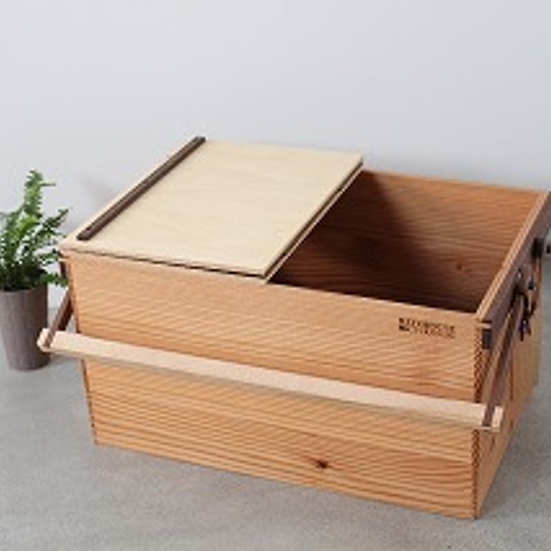 ウッドバスケット　Ｌサイズ　フタ付き ウッドバスケット（Lサイズ 蓋付属） | RED HOUSE FURNITURE