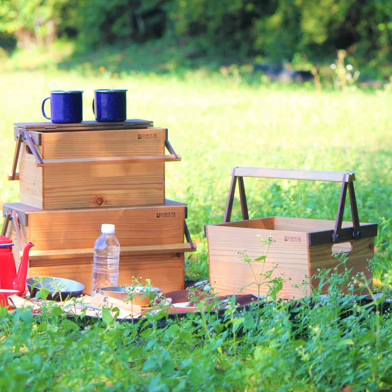 ウッドバスケット　Ｌサイズ　フタ付き ウッドバスケット（Lサイズ 蓋付属） | RED HOUSE FURNITURE