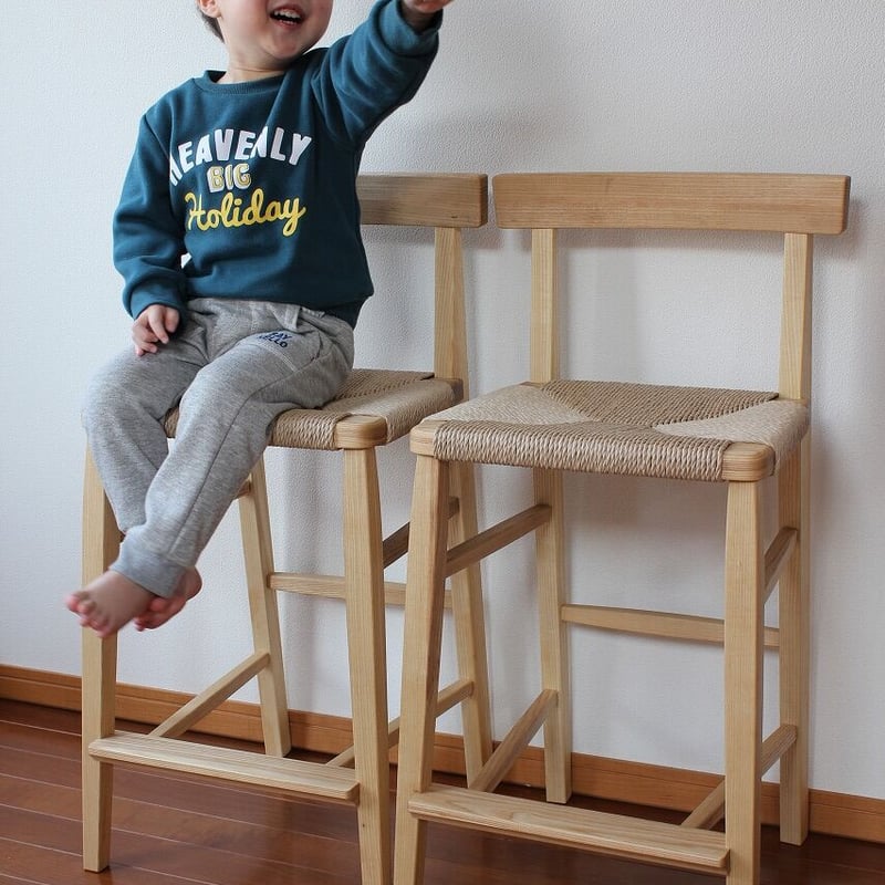 座編みカウンターチェアー【RS-45】 （受注生産） | RED HOUSE FURNITURE