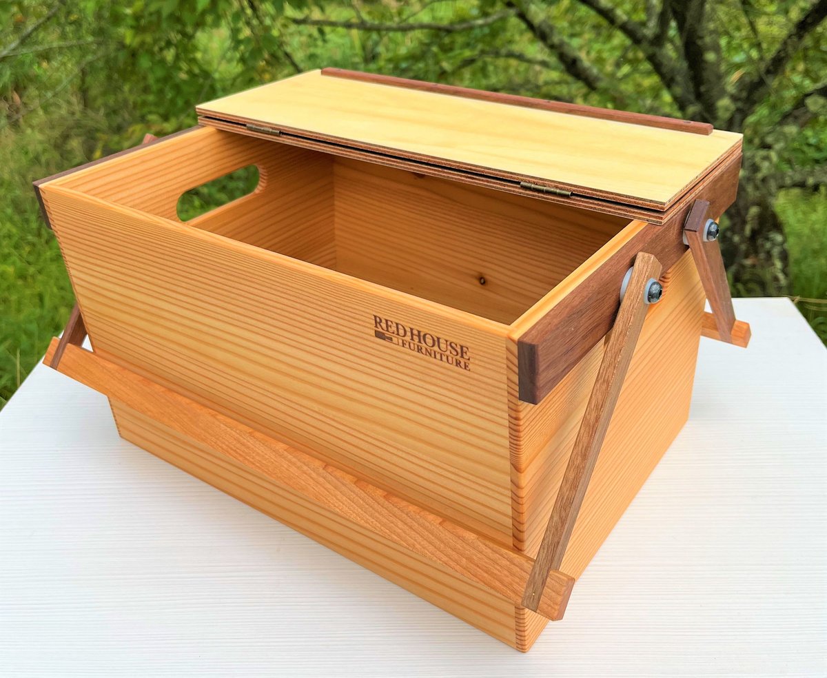 ウッドバスケット Sサイズ 脱着式フタ付き | RED HOUSE FURNITURE