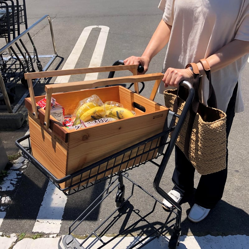 ウッドバスケット　Ｌサイズ　フタ付き ウッドバスケット（Lサイズ 蓋付属） | RED HOUSE FURNITURE