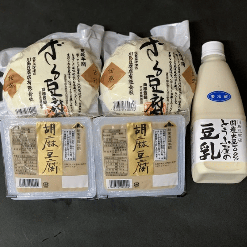 ざる豆腐豆乳詰合せ | kawashima's STORE