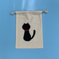 巾着(猫の後ろ姿)