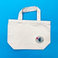 トートバッグ（草花と鳥）小