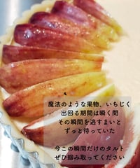 【準備中】今この瞬間を味わう無花果のタルト