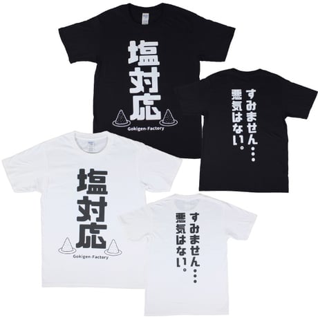 【塩対応】Tシャツ 　gokigen-factory/ゴキゲンファクトリー