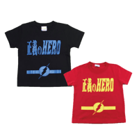 【正義のヒーロー】キッズTシャツ　gokigen-factory/ゴキゲンファクトリー
